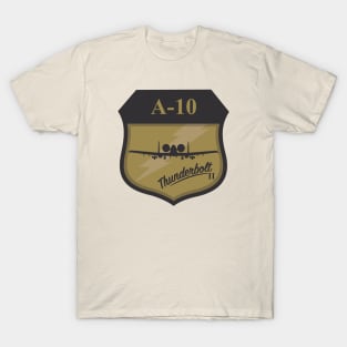 A-10 Warthog Patch (desert subdued) T-Shirt